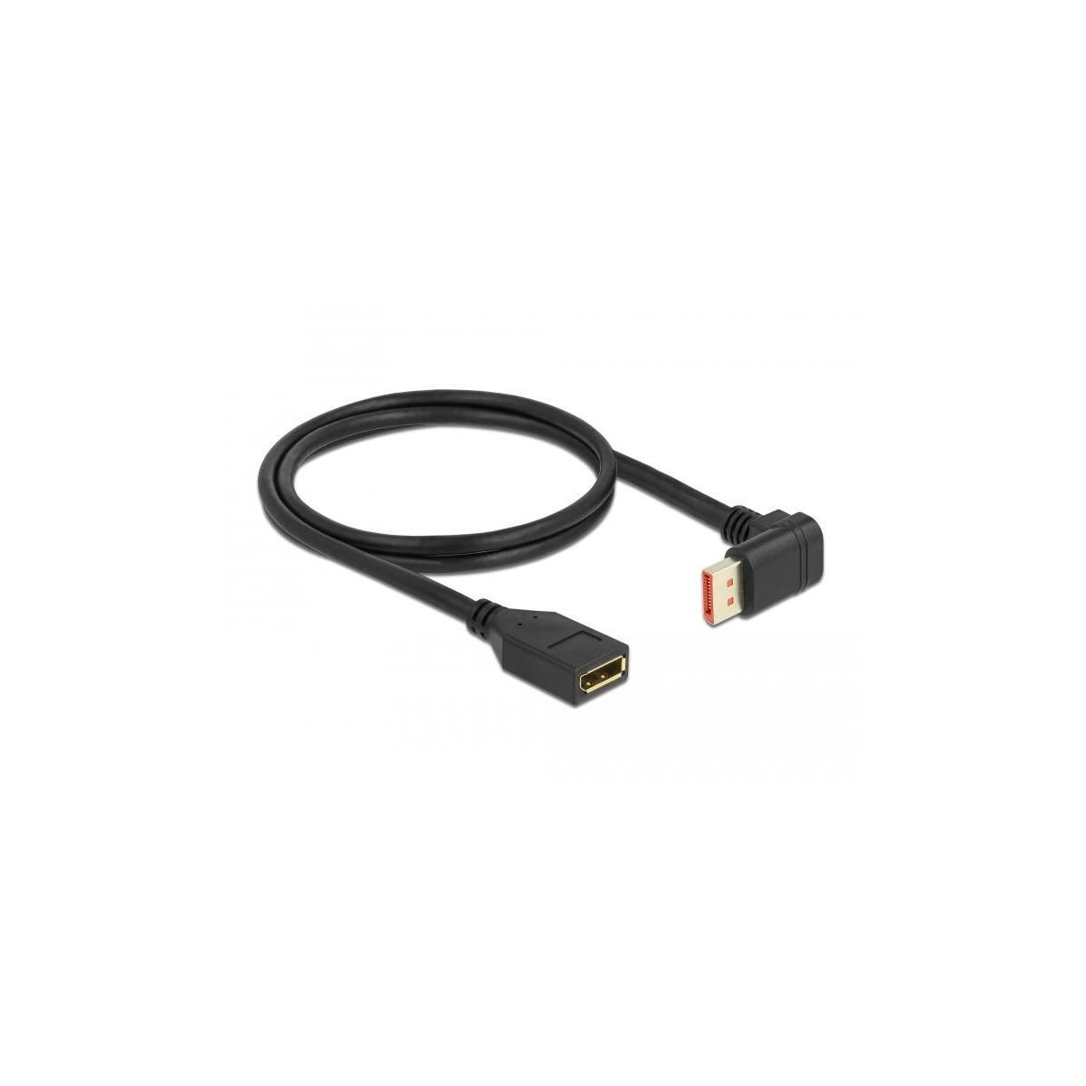 Ein schwarzes Kabel mit einem HDMI-Anschluss und einem USB-C-Anschluss.
