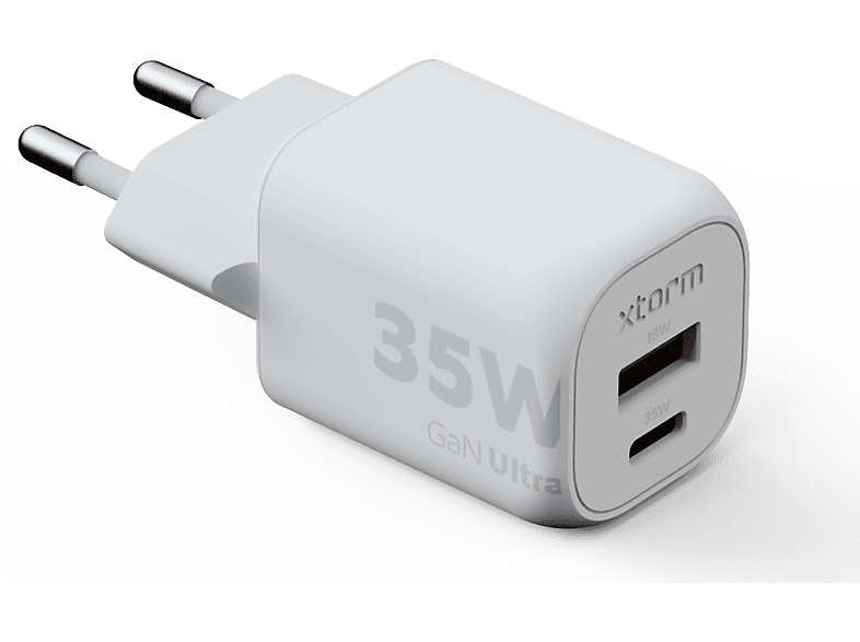 Weiß Kabel 35W XTORM Ladegeräte Apple, GaN2 Ultra Weiß, Adapter, & Power