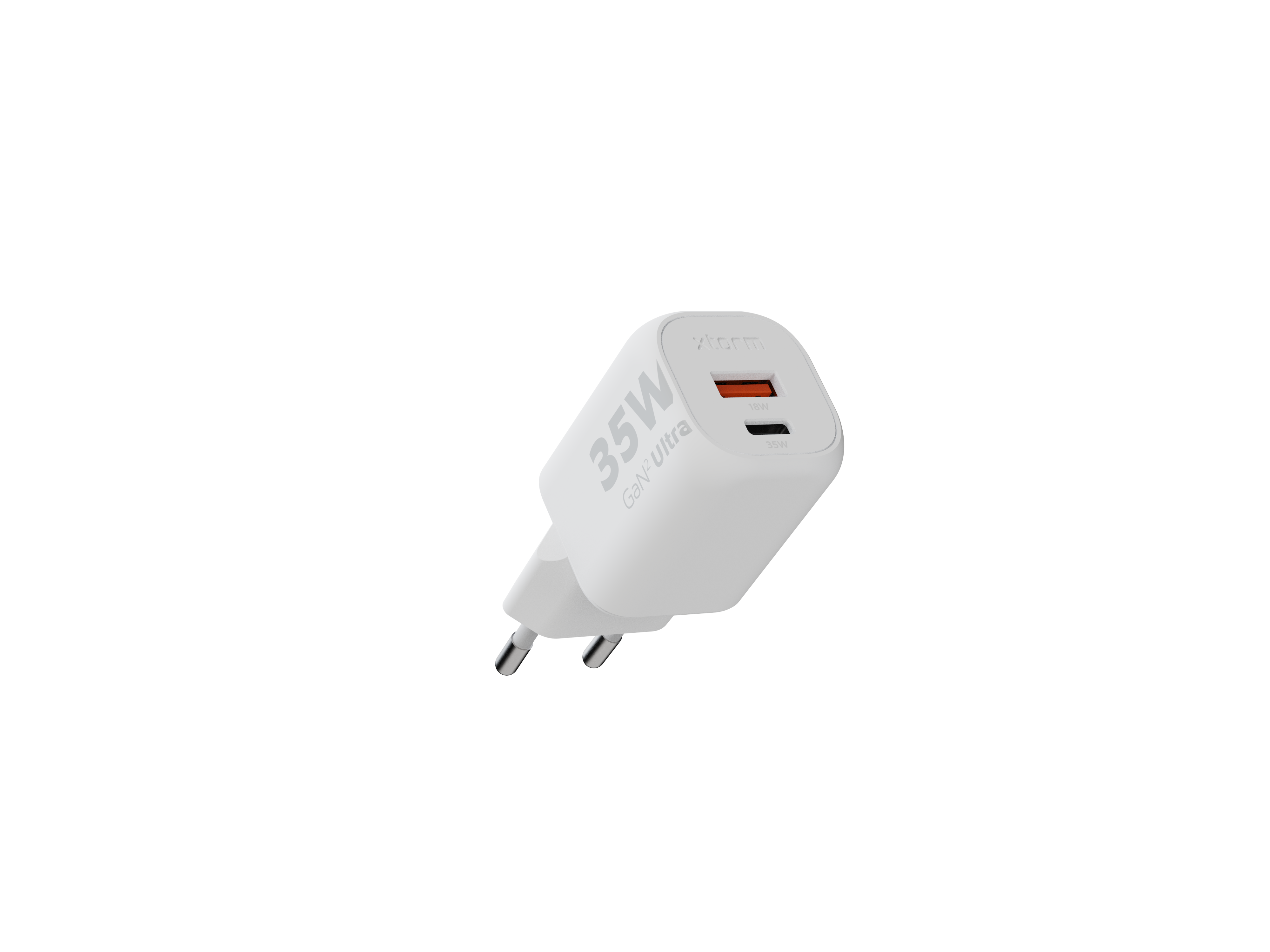 XTORM 35W GaN2 Ultra Adapter, Weiß, & Kabel Weiß Ladegeräte Apple, Power