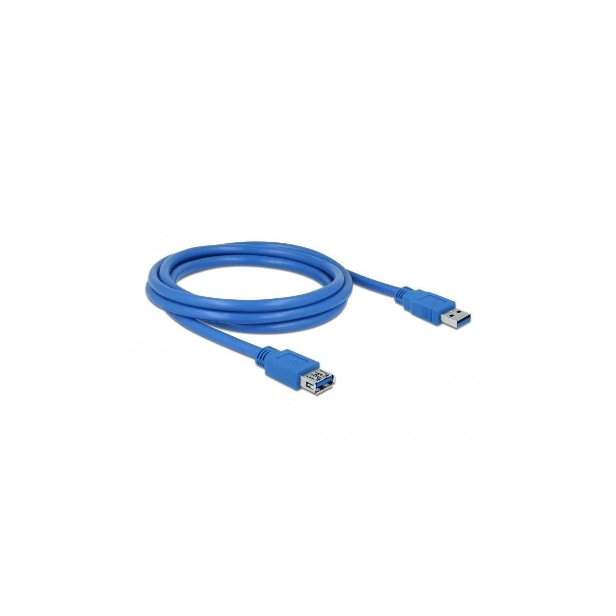 USB DELOCK Blau Kabel, 82539
