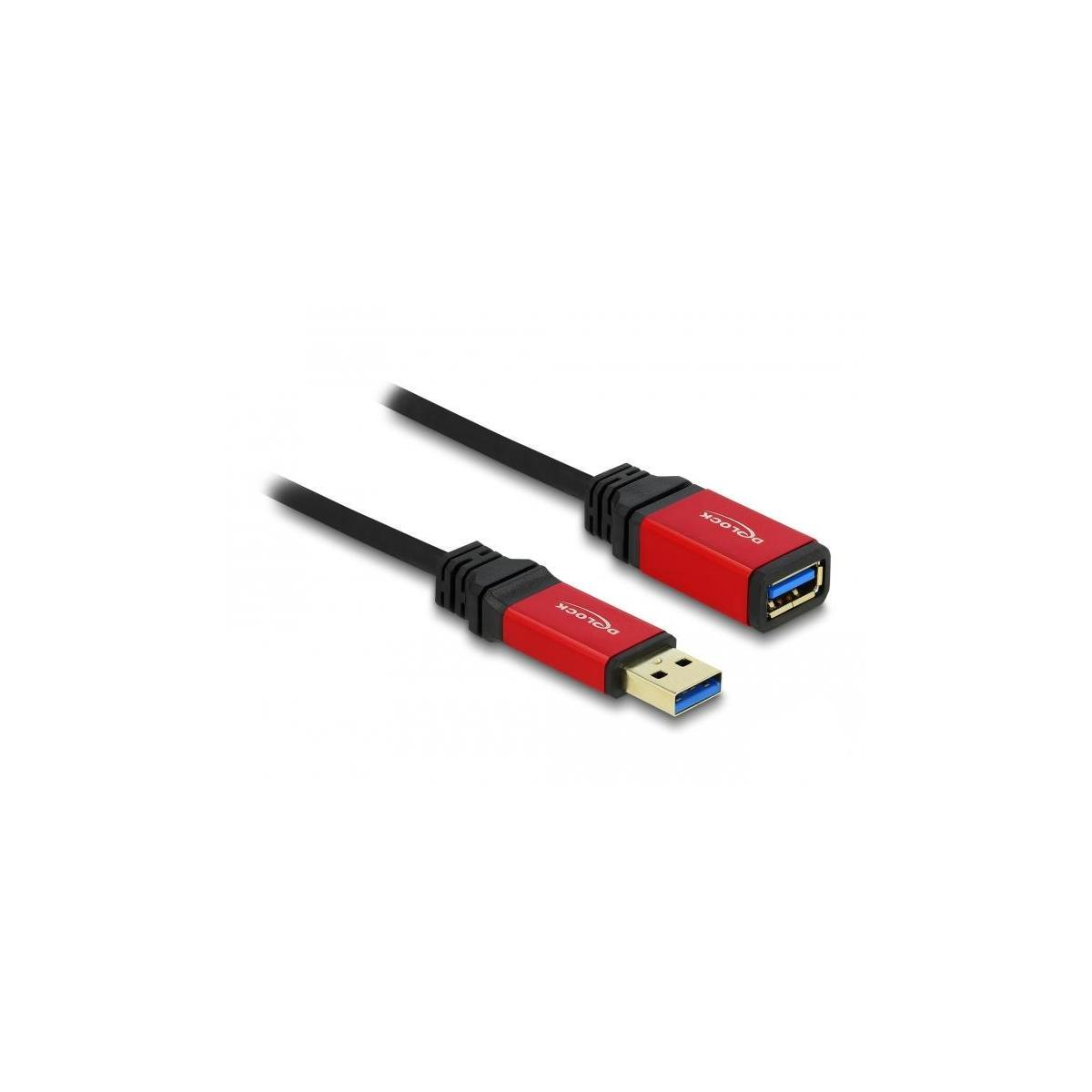 USB Kabel, DELOCK Schwarz 82752