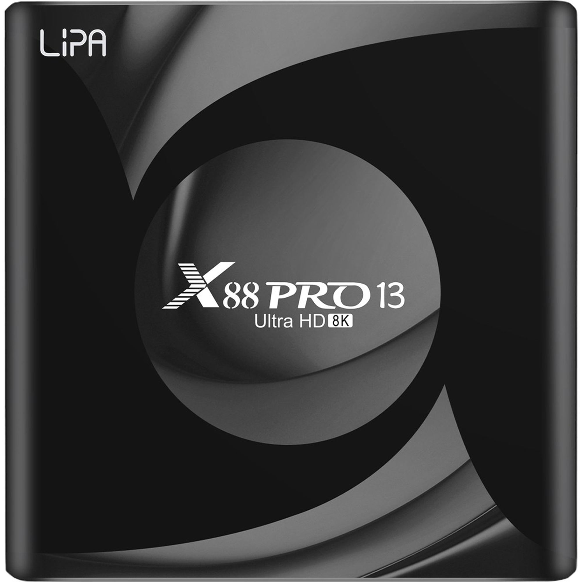 LIPA Box Pro 13 player, 32 GB 13 Android X88 Android Black Tv Multimedia