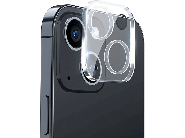 WIGENTO 1x Schutzglas Kamera Linse Hart Glas Schutzglas(für Apple iPhone 15 / 15 Plus)