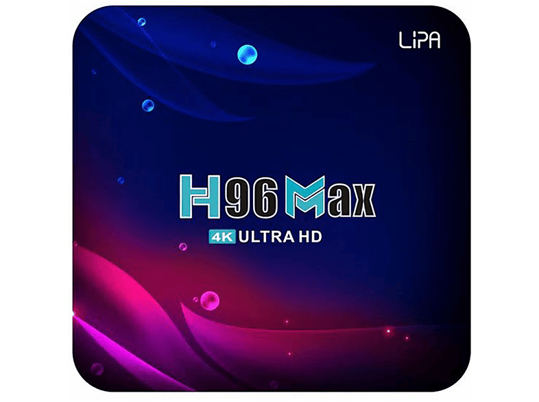 LIPA H96 Max Android player, Android Black, Purple 16 Multimedia 11 GB box tv