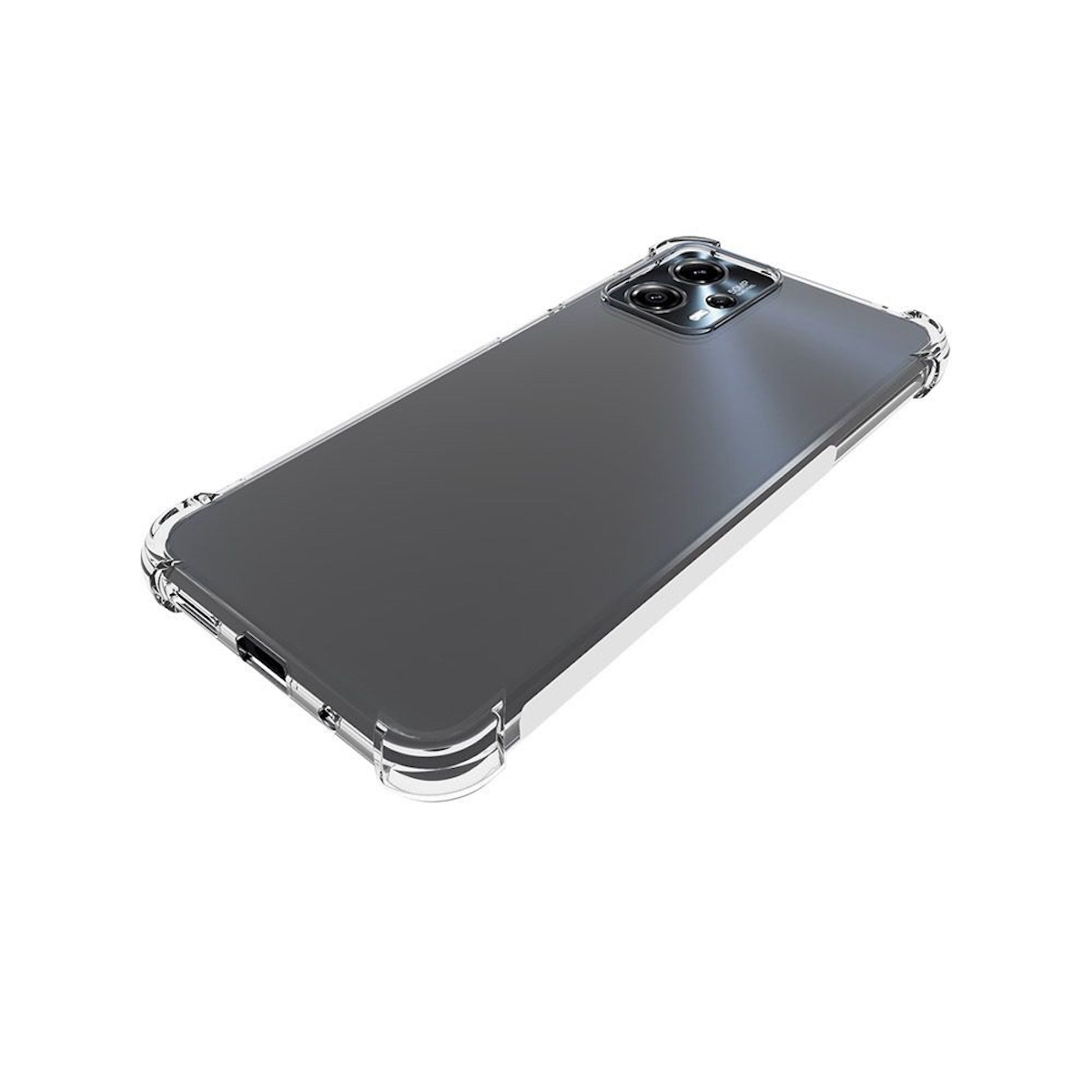 G23 Ecken Motorola, Transparent Schock TPU 1x verstärkte dünn Silikon WIGENTO Backcover, robust, Hülle Moto 4G,