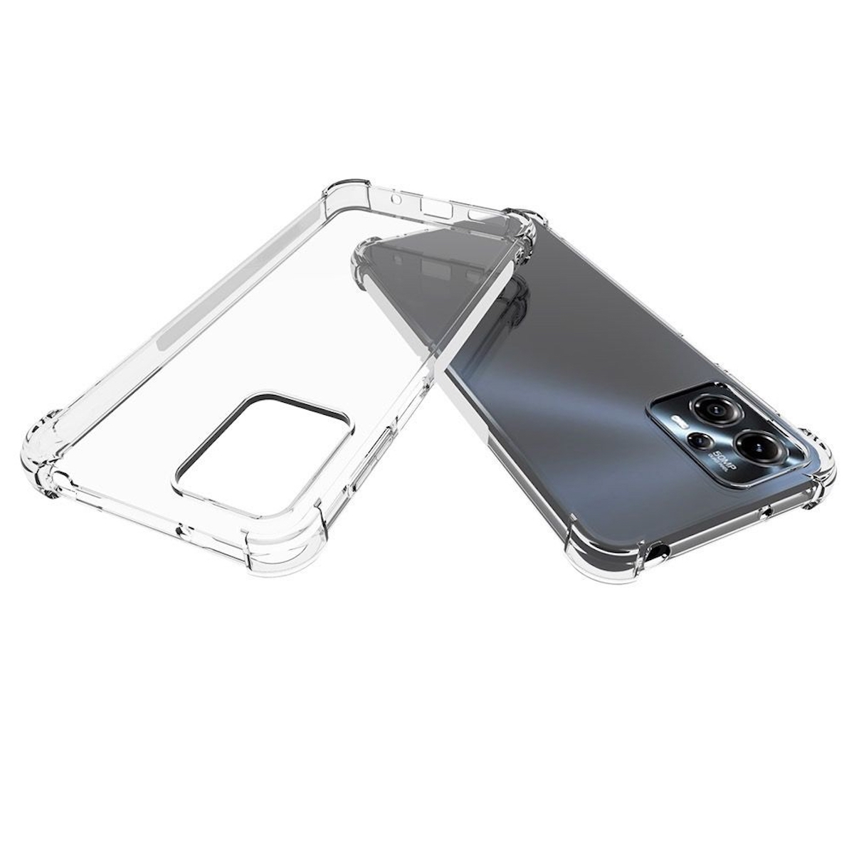 WIGENTO 1x TPU Schock verstärkte G23 Transparent robust, Backcover, dünn Moto Hülle 4G, Ecken Silikon Motorola