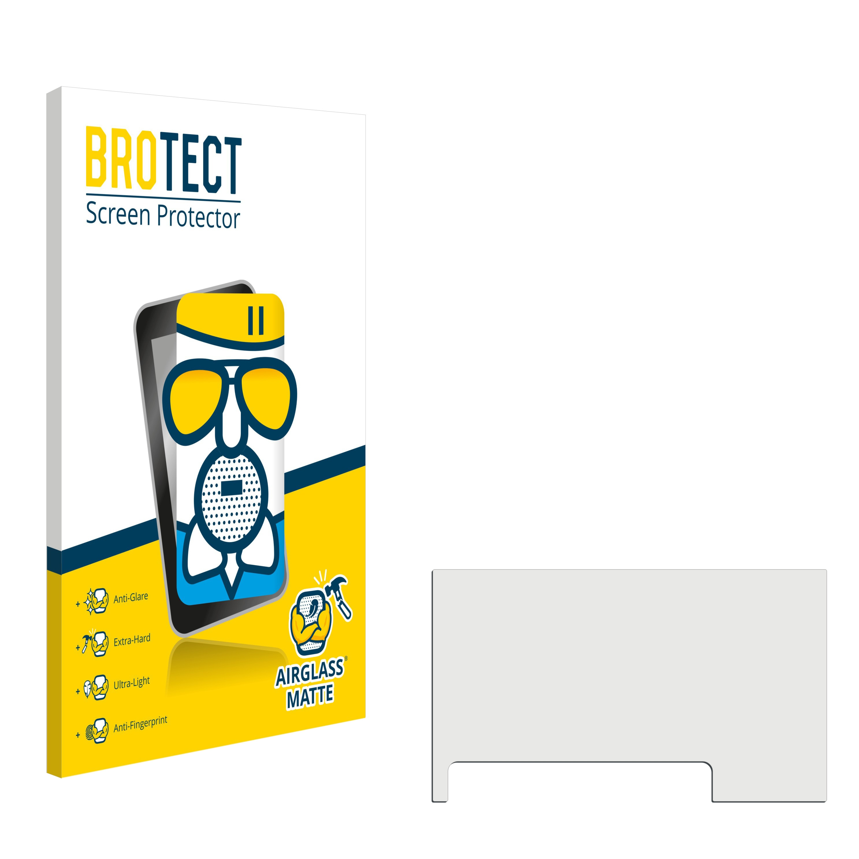 BROTECT Airglass matte Schutzfolie(für Tascam Modell 12)