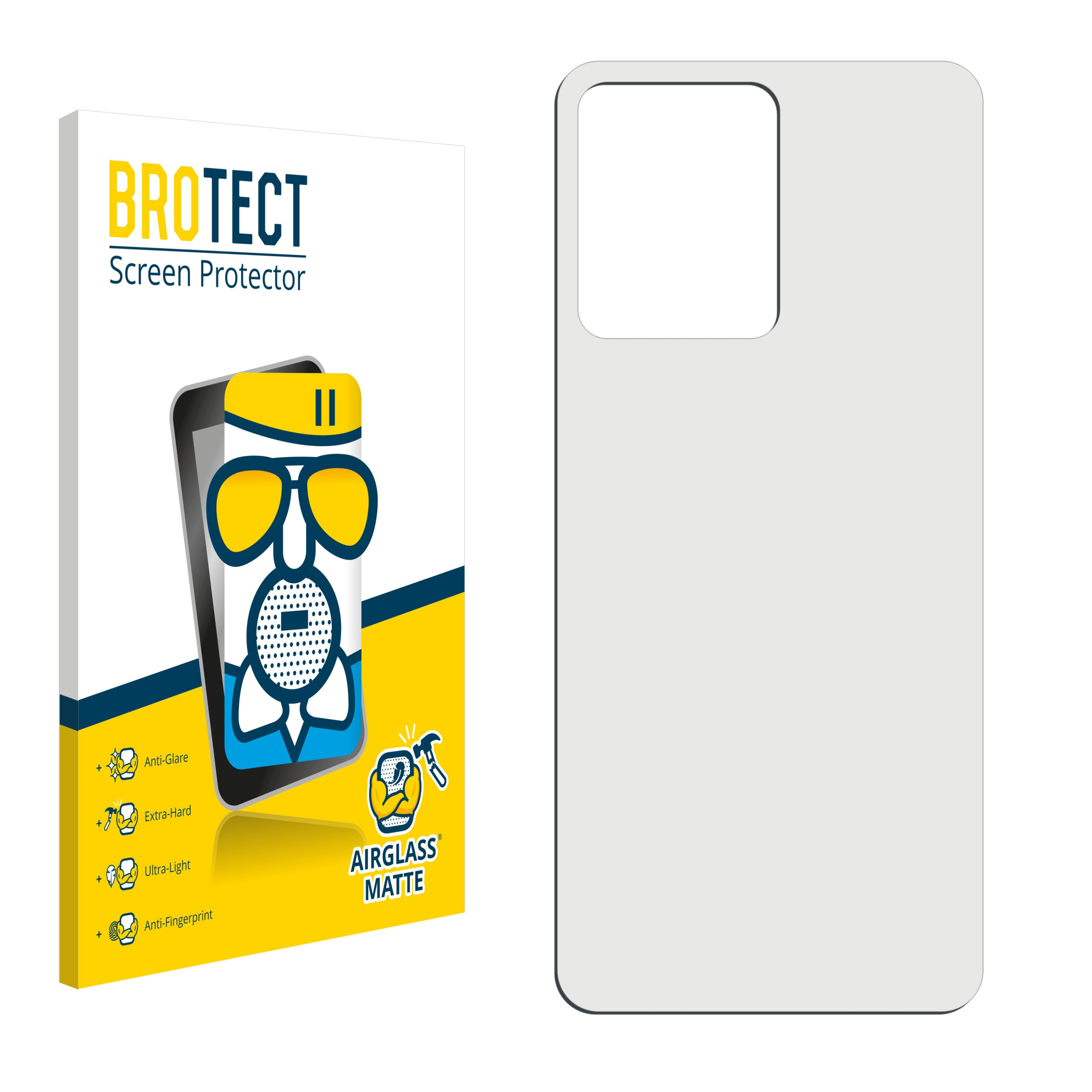 BROTECT Airglass matte Schutzfolie(für Xiaomi 12 Redmi 4G) Note