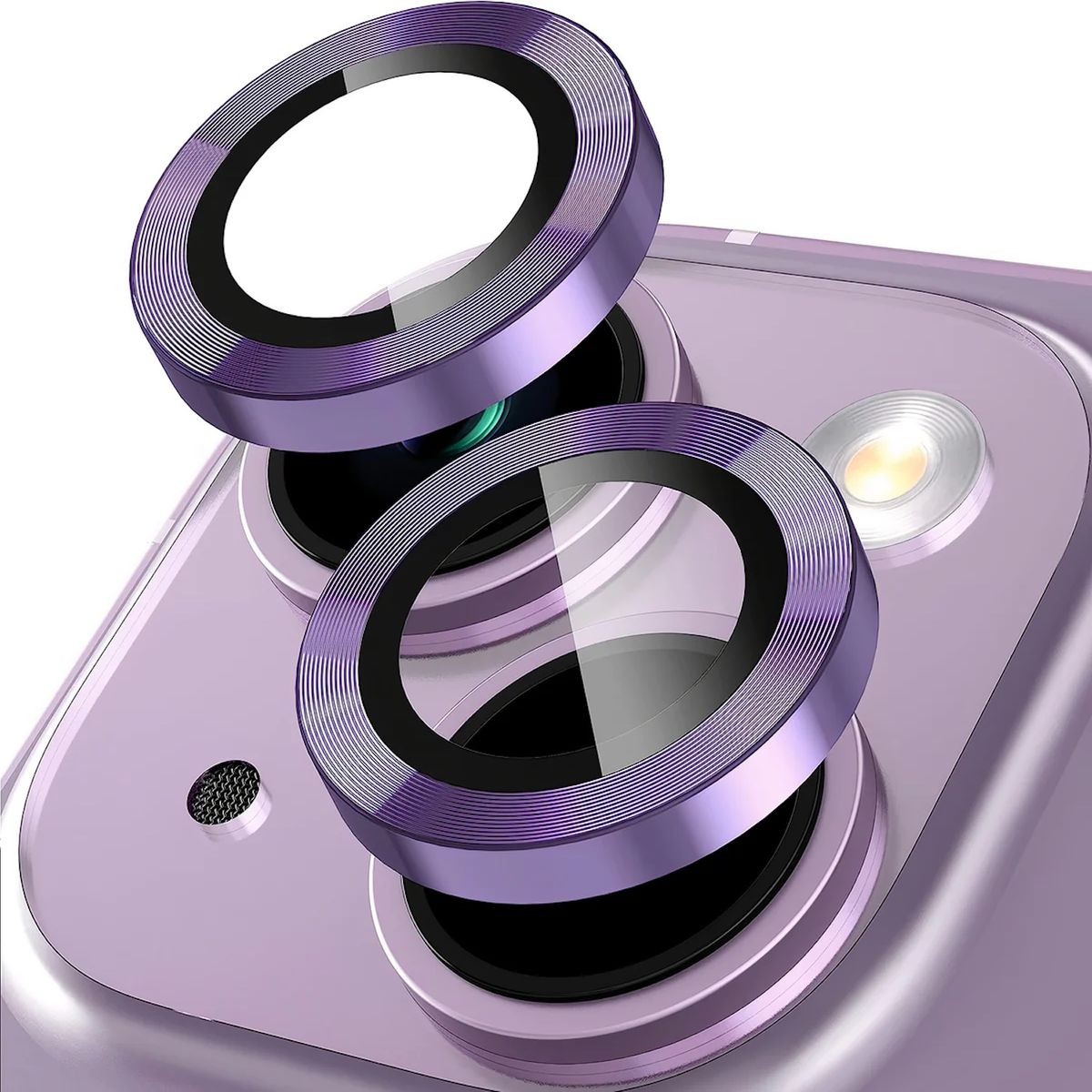 WIGENTO Kamera Linse Schutz Glas Apple 15 / Apple Plus) iPhone 15 Schutzglas(für