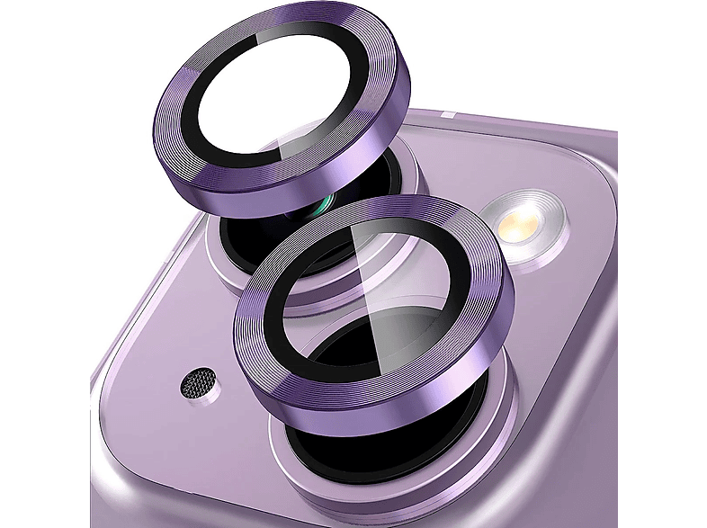 WIGENTO Kamera Linse Schutzglas(für Schutz Apple 15 iPhone Plus) Apple 15 / Glas