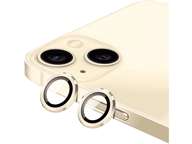 WIGENTO Kamera Linse Schutz Glas Schutzglas(für Apple Apple iPhone 15 / 15 Plus)