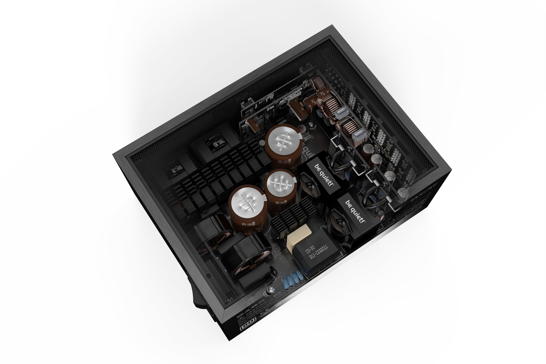 Netzteil Watt 94.5%) Titanium-Effizienz Dark zu 1600 80 PC Power (bis 13 1600W , QUIET! PLUS BE Pro