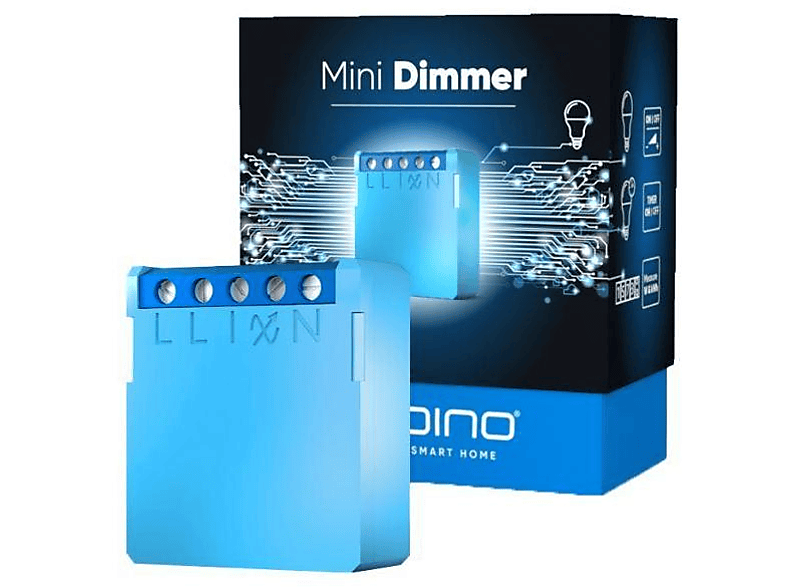 QUBINO Micromodule variateur ZWave Plus mini Dimmer - ZMNHHD1 Dimmer, Blau