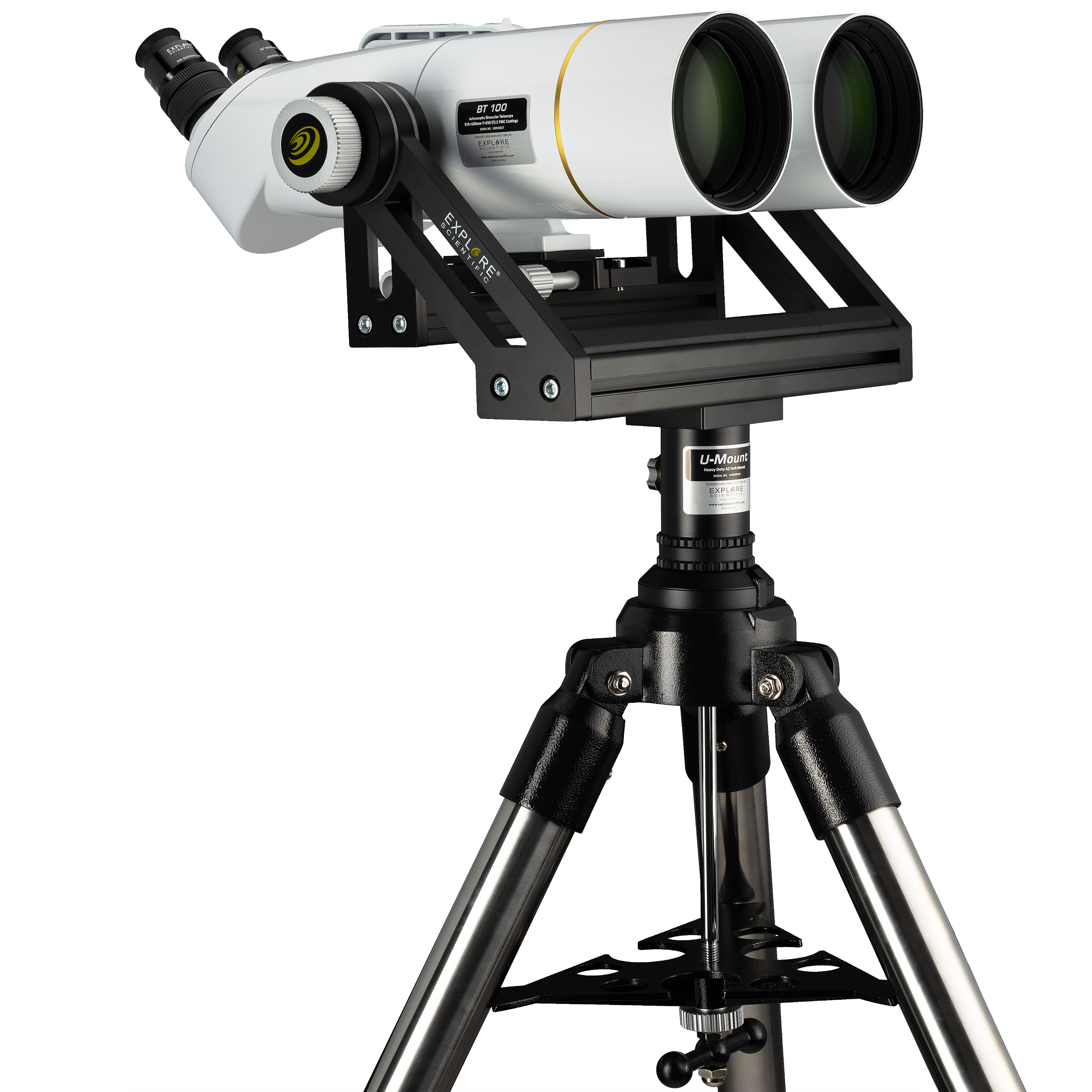 BT-100 100 Grad 28, Okularen SCIENTIFIC 20mm LER SF mm, mit EXPLORE Teleskop 62