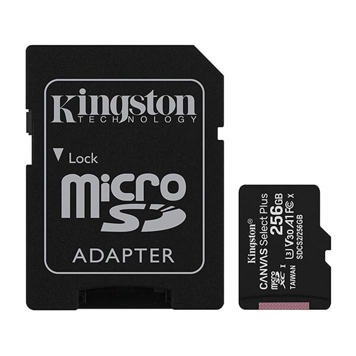 KINGSTON SDCS2/256 GB, Micro-SD Speicherkarte, 100 GB, 256 MB/s