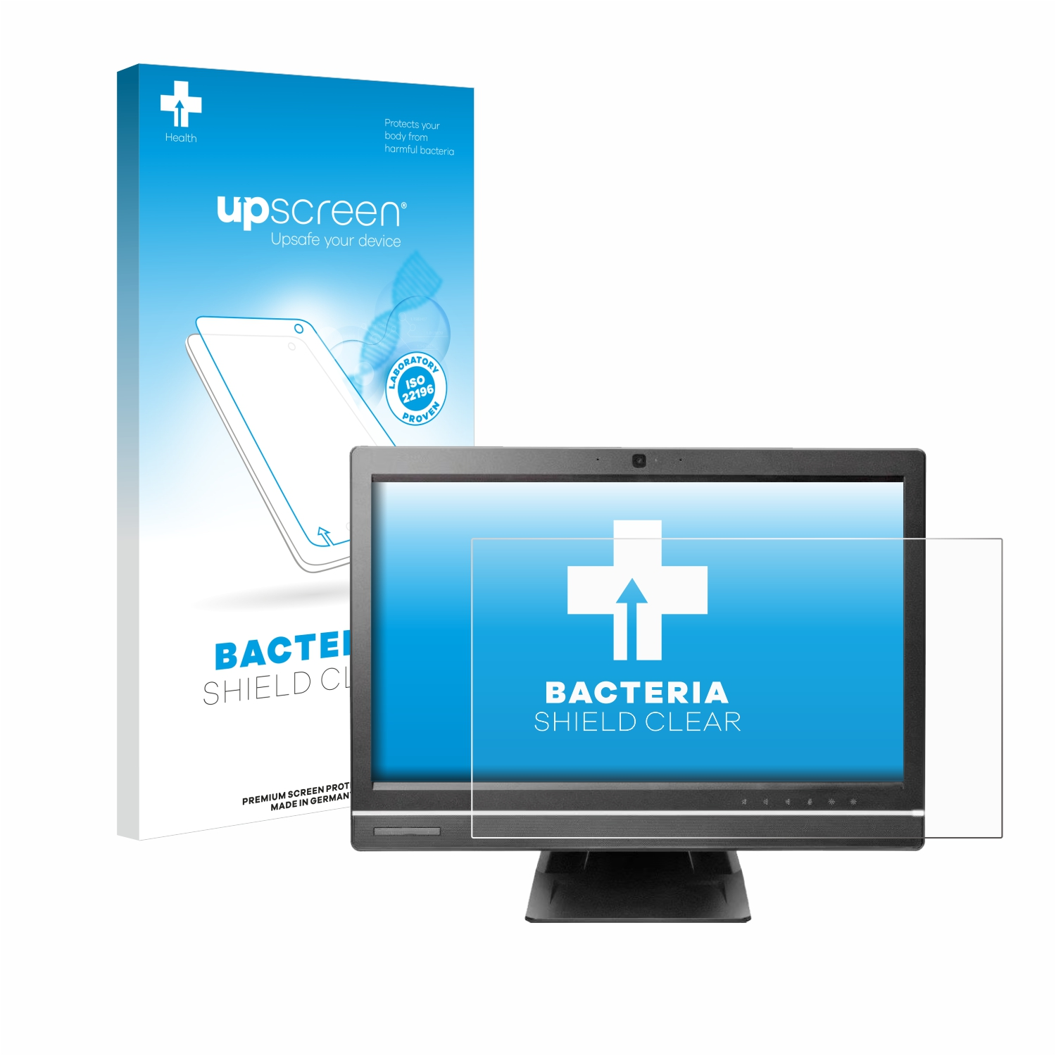 UPSCREEN antibakteriell klare Schutzfolie(für Compaq 6300) Pro HP
