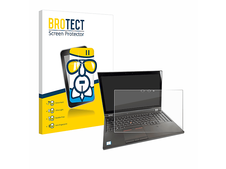 BROTECT Airglass klare Schutzfolie(für Lenovo ThinkPad P52 Touch Mobile Workstation)