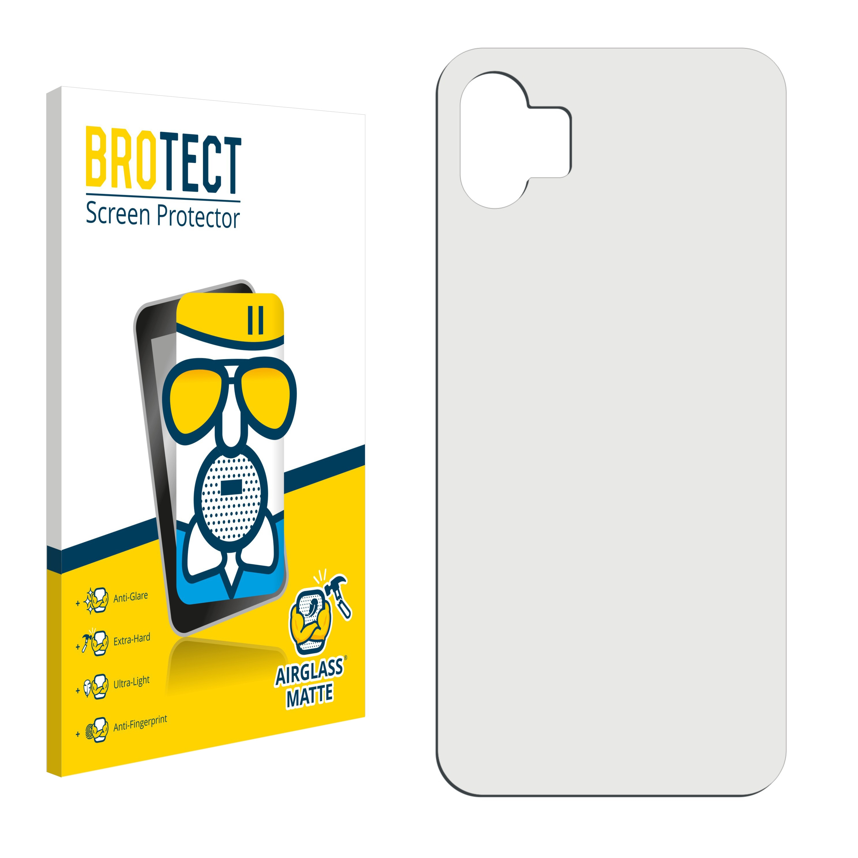 BROTECT Airglass matte Schutzfolie(für Nothing Phone (1))