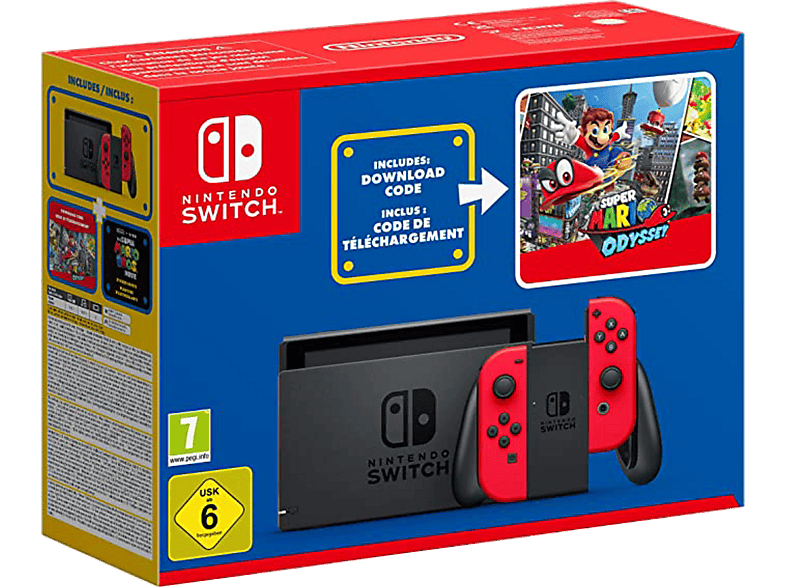 Nintendo Pack Switch Azul Neón/Rojo Neón + Minecraft: Nintendo Switch  Edition