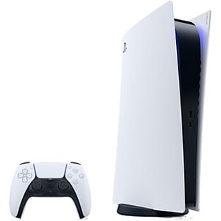 Consola - SONY PlayStation 5 Digital Edition C Chassis, 825 GB, Blanco y Negro
