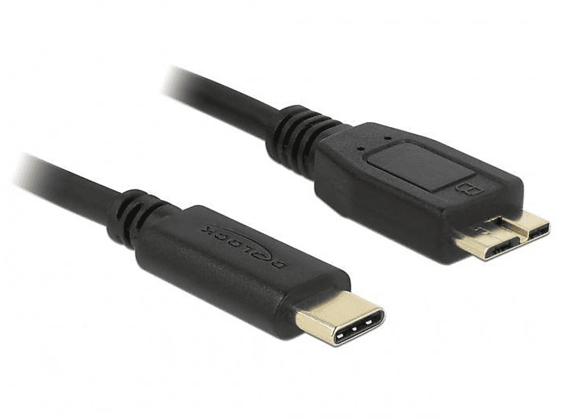 DELOCK Schwarz USB Kabel, 83677