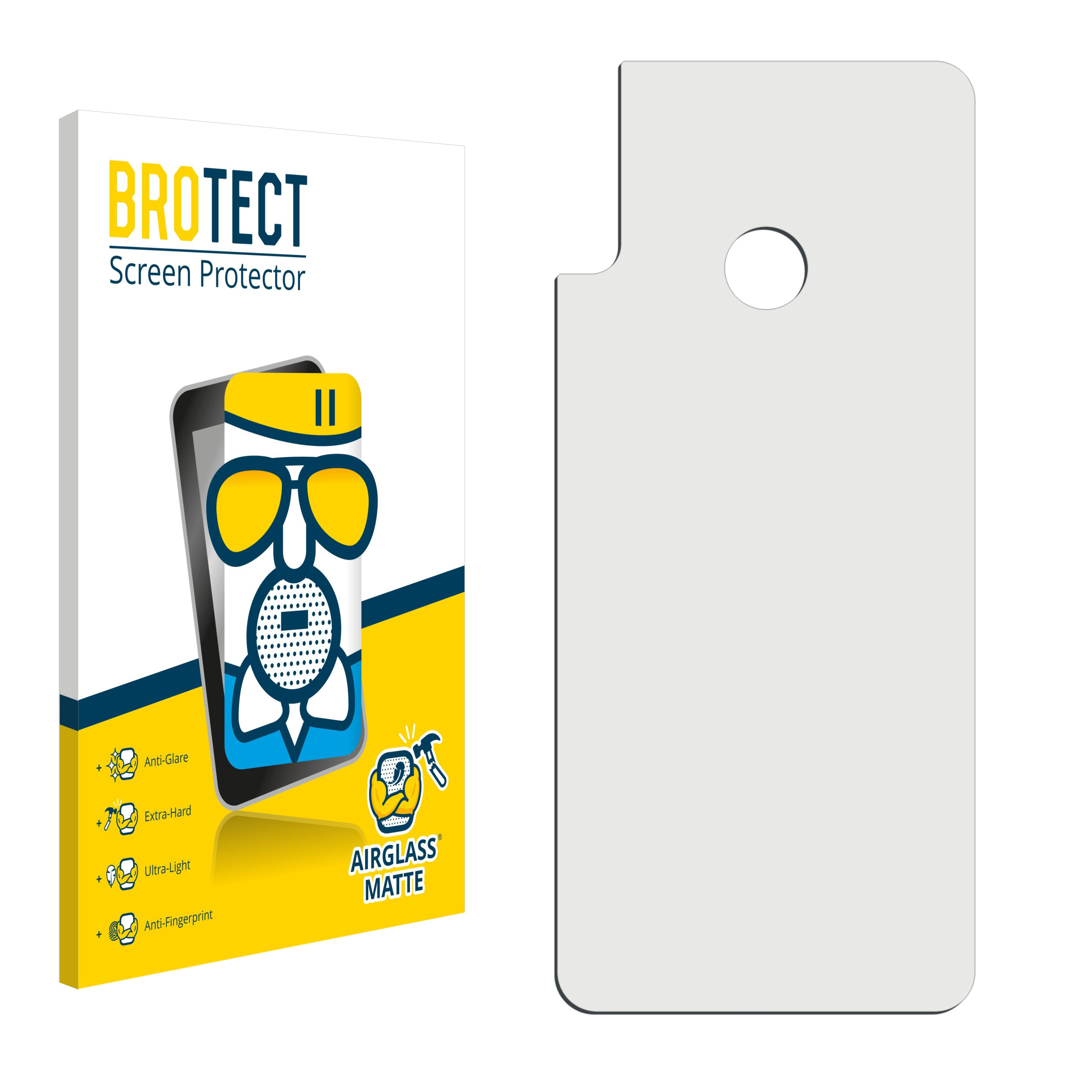 BROTECT Airglass matte Schutzfolie(für Huawei P40 E) Lite