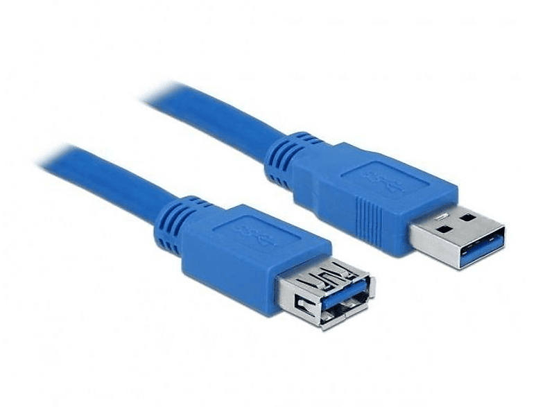 DELOCK DELOCK Kabel USB 3.0 Peripheriegeräte & Verlaeng A/A Kabel, mehrfarbig 5mSt/B Zubehör USB