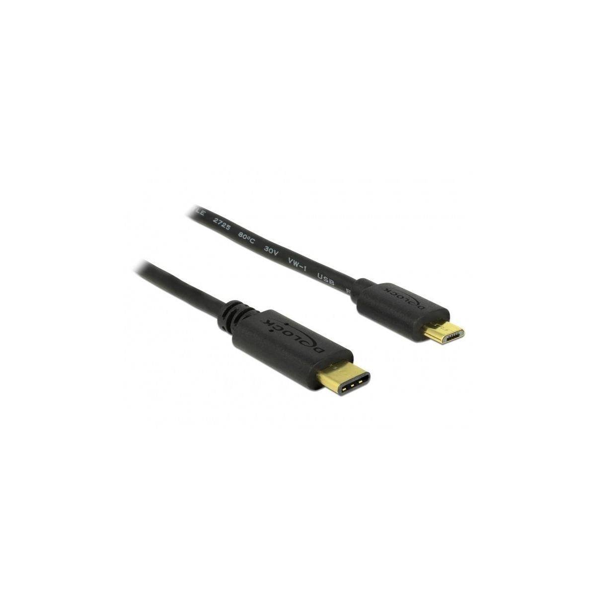 DeLOCK USB-C-Kabel – USB-C (Stecker) Auf 2-Pin USB Header (Buchse), 50 Cm, Schwarz, Für Interne Verbindungen