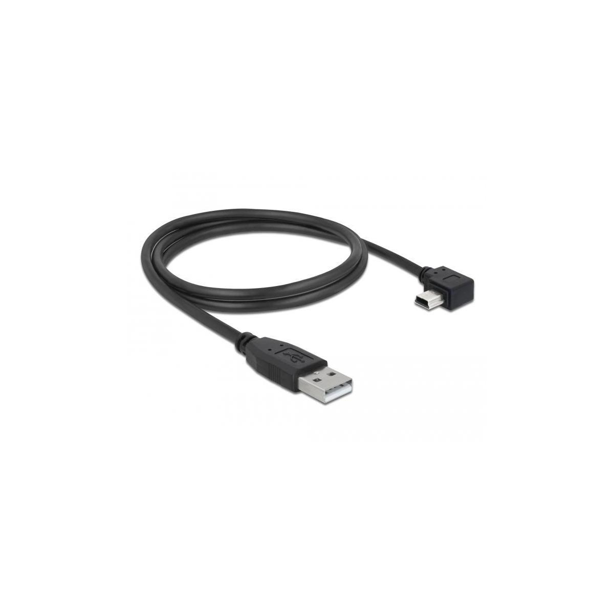 USBmini Stecker/Steckverbinder, 5pin mehrfarbig Kabel Zubehör 1m DELOCK <gt/> 2.0-A DELOCK Peripheriegeräte USB &