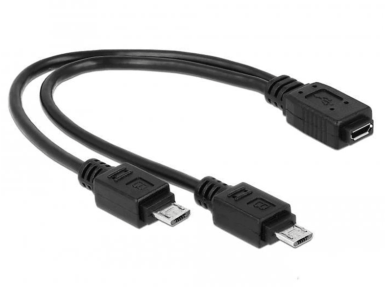DELOCK 65440 USB Kabel, Schwarz
