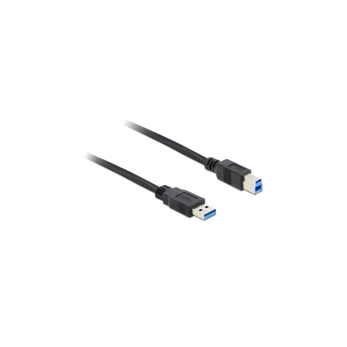 DELOCK DELOCK Kabel USB 3.0 Typ-A<gt/> Typ-B Zubehör Peripheriegeräte USB & Schwarz 3,0m Kabel, 