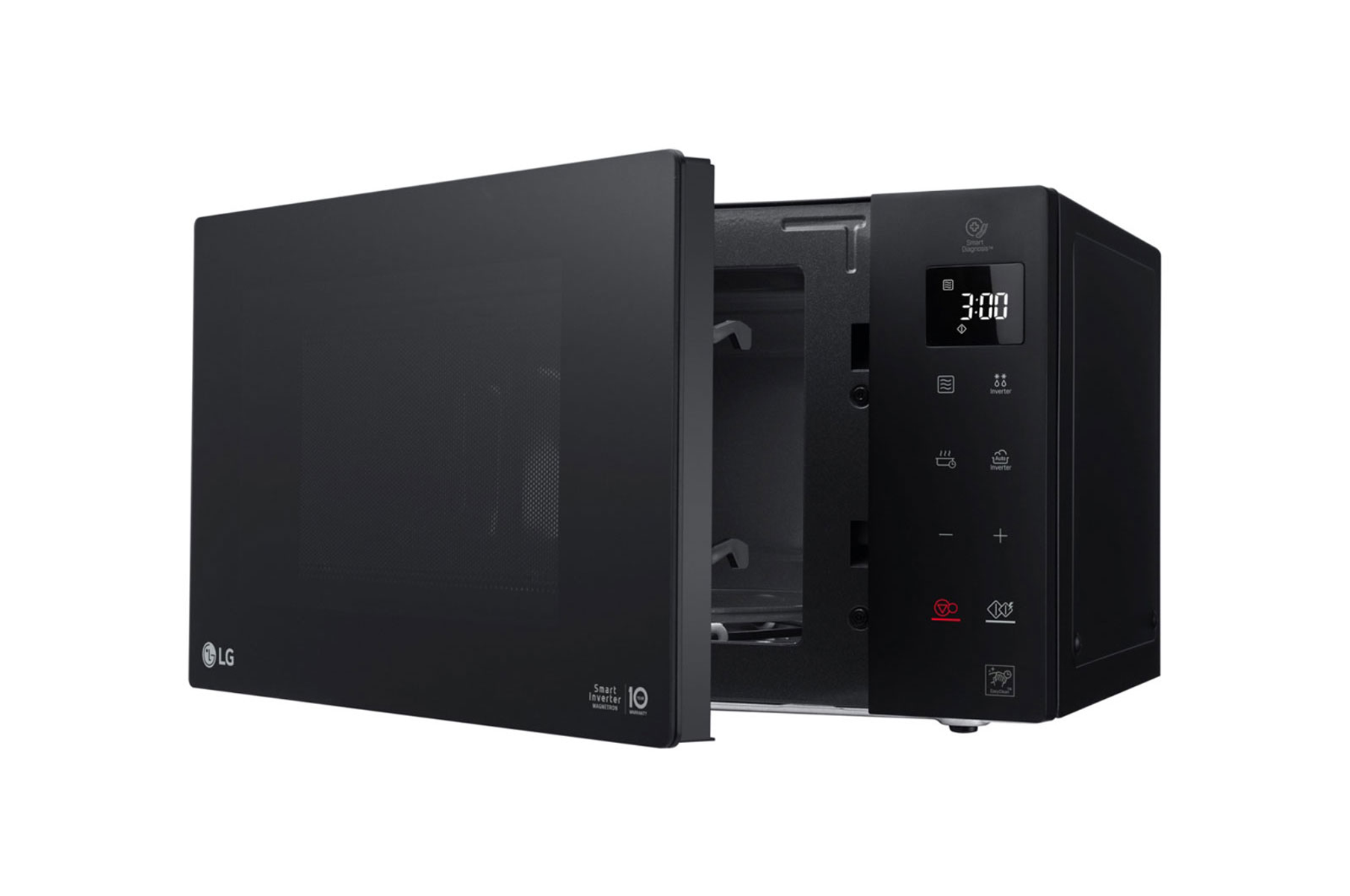 Microonde LG NeoChef MS 2535 GIB, capacità 25 l, potenza microonde max 300 W, Funzione inverter, 5 livelli di potenza, Funzione vapore, Nero