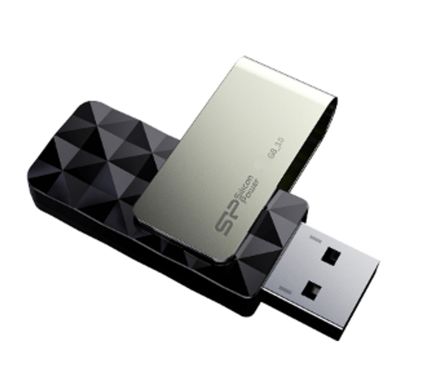 256 (Schwarz, 4712702644333 GB) SILICON USB-Flash-Laufwerk POWER