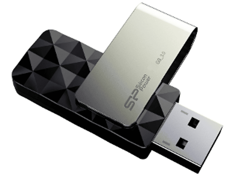 256 (Schwarz, 4712702644333 GB) SILICON USB-Flash-Laufwerk POWER