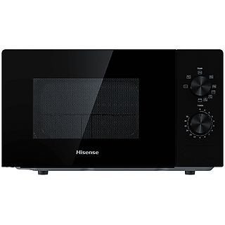 Microondas libre instalación - HISENSE H20MOBP1, 700 W, 5 potencia, 20 l, Negro