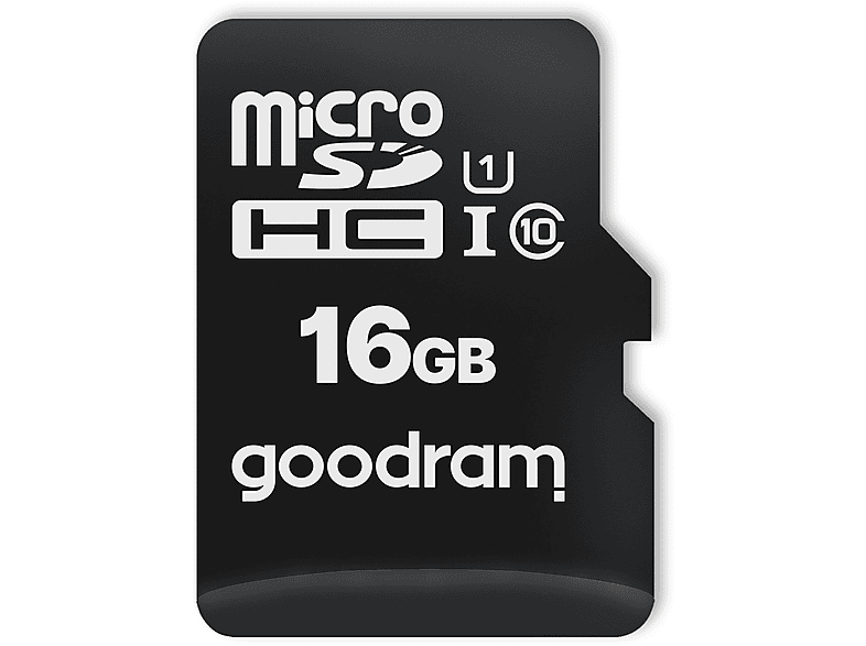 GOODRAM M1A0-0160R12, Micro-SD, Micro-SDHC, SDHC, SD Speicherkarte, 16 GB, 100 MB/s
