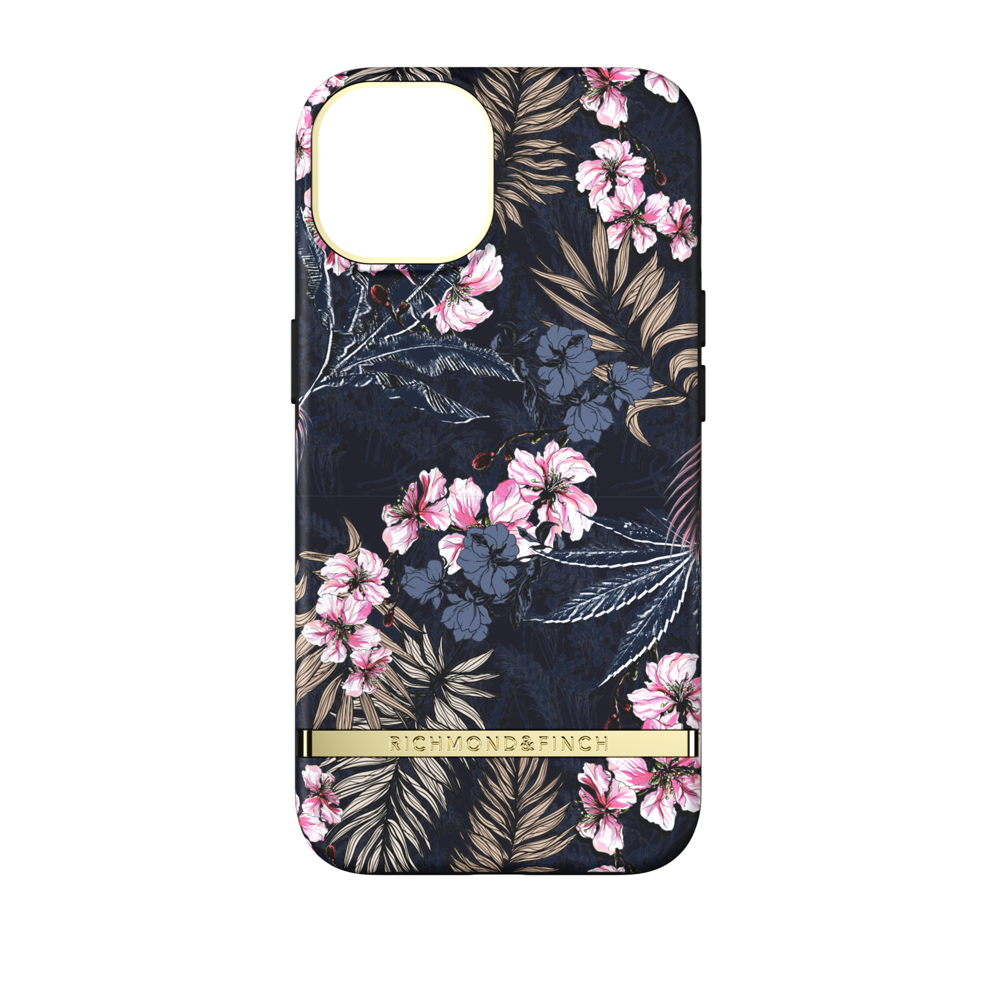 Blumendschungel, Apple, iPhone iPhone Backcover, FINCH & RICHMOND Lila Tasche 13,
