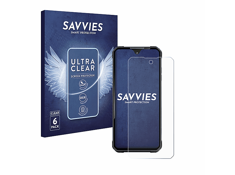 SAVVIES 6x klare Schutzfolie(für Plus Ultra 1 Air iiiF150 (2023))