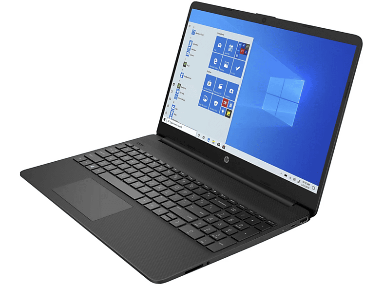 HP 15s-eq1023ng, Notebook mit 15,6 AMD, 256 GB Zoll SSD, 8 Display, RAM, schwarz GB Intel
