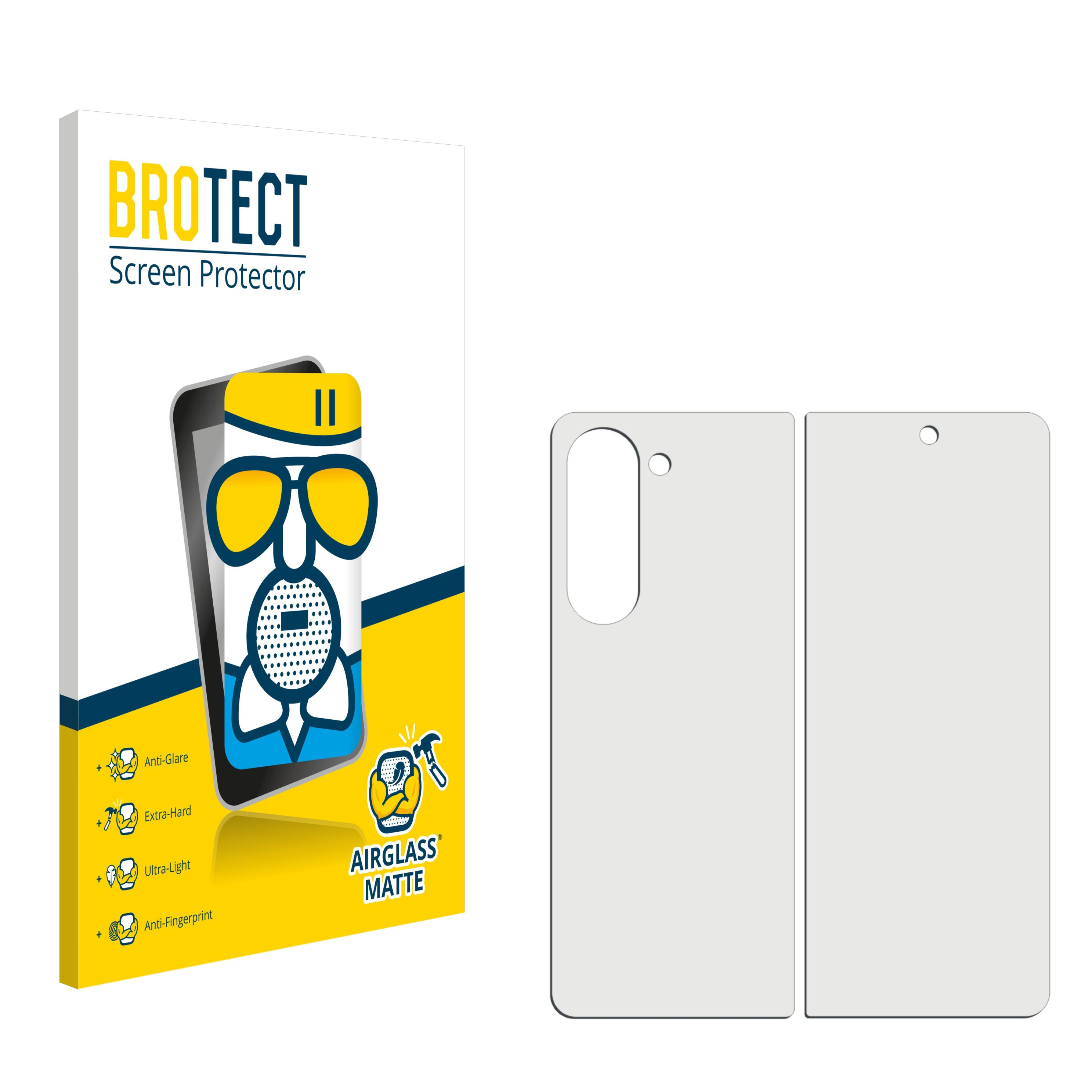 BROTECT Airglass matte Schutzfolie(für Fold 5) Samsung Galaxy Z