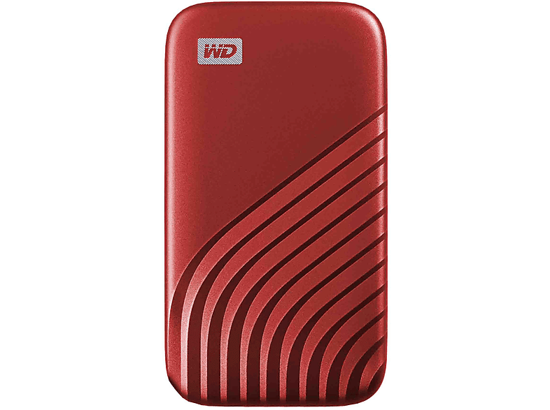 WDBAGF5000ARD-WESN Rot extern, SSD, DIGITAL Zoll, 500 2,5 WESTERN SSD, GB 500GB RED