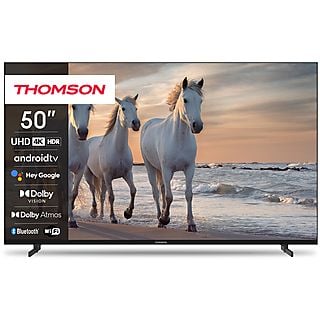 TV LED 50" - THOMSON 50UA5S13, UHD 4K, ARM CA55 Quad core with TEE 1.5GHz, Smart TV, DVB-T2 (H.265), Negro