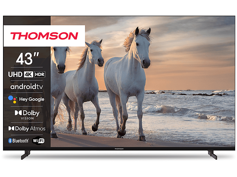 TV LED 43  LG 43UQ76906LE, UHD 4K, Procesador Inteligente α5 Gen5 AI  Processor 4K, Smart TV, DVB-T2 (H.265), Blanco