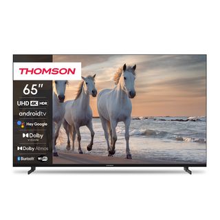 TV LED 65" - THOMSON 65UA5S13, UHD 4K, ARM CA55 Quad core with TEE 1.5GHz, Smart TV, DVB-T2 (H.265), Negro
