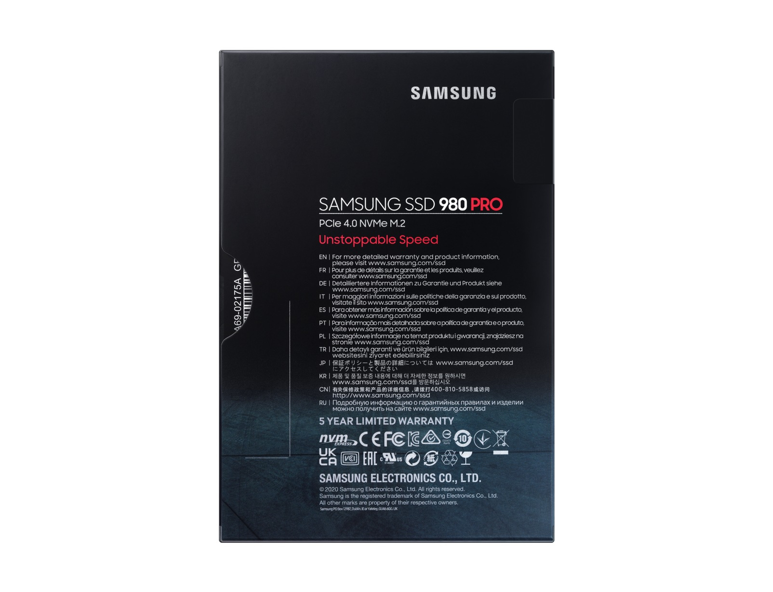 SAMSUNG MZ-V8P500BW, 500 GB, HDD, intern SSD