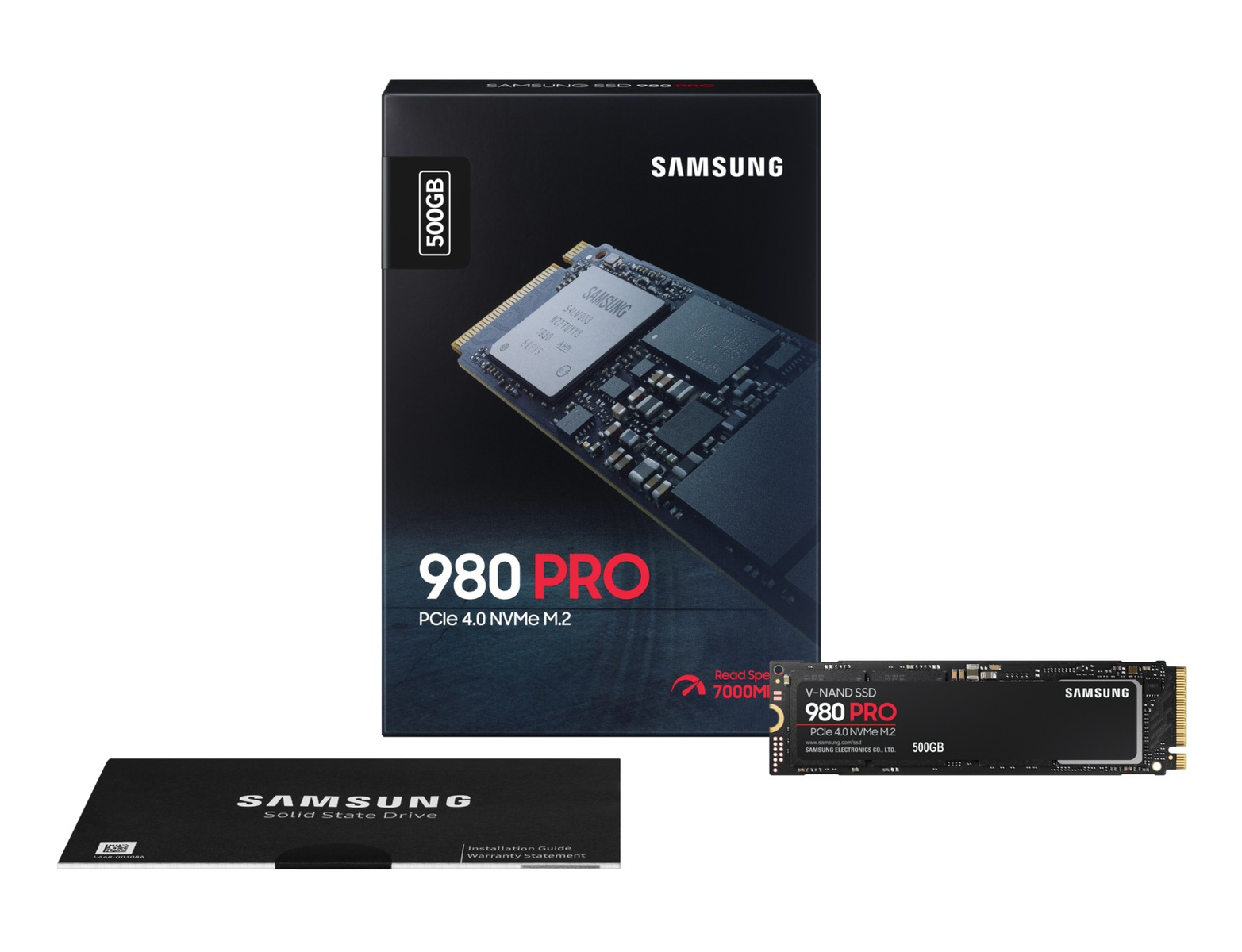 SAMSUNG MZ-V8P500BW, HDD, intern SSD, 500 GB