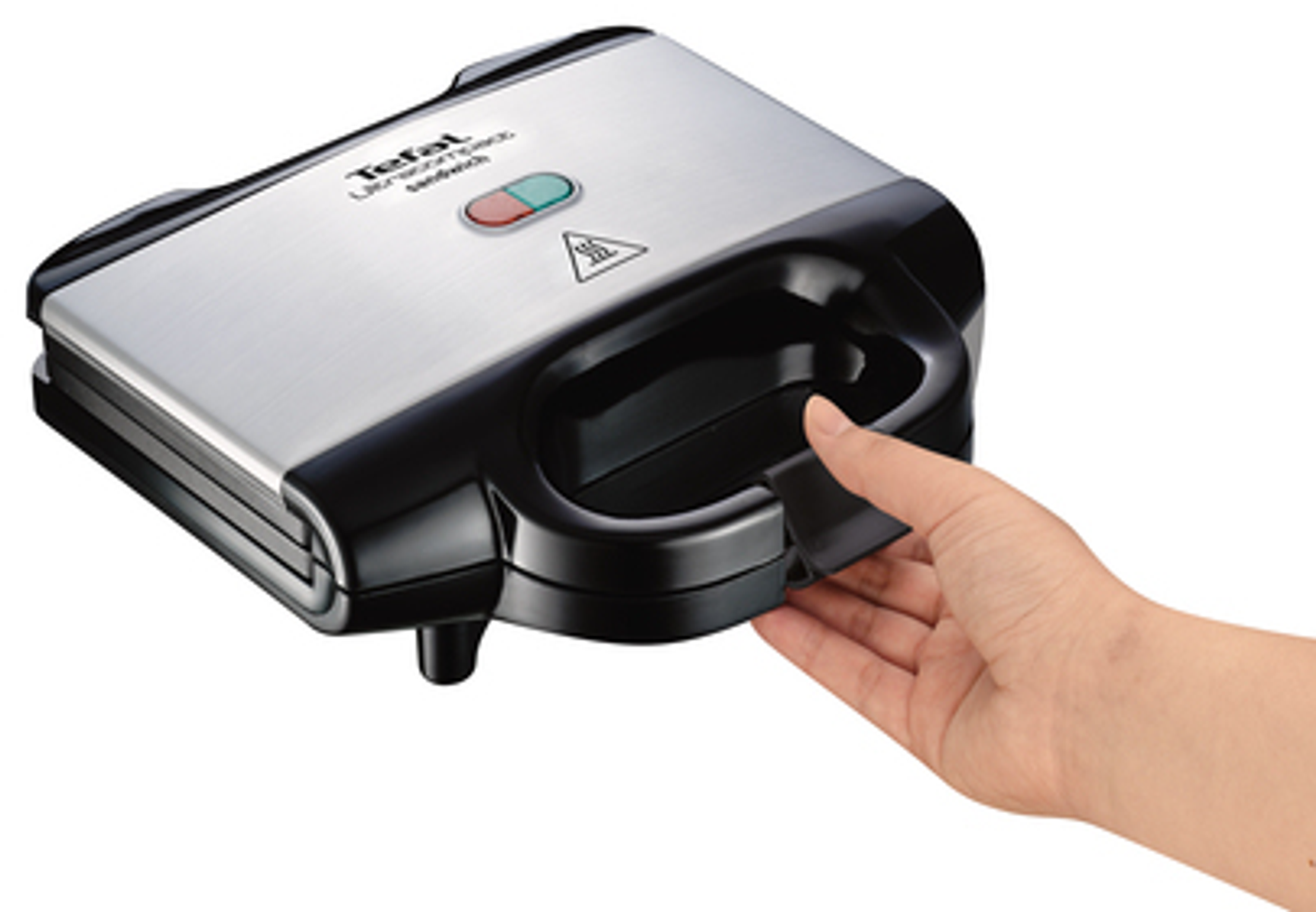 TEFAL Sandwichmaker ULTRACOMPACT Schwarz