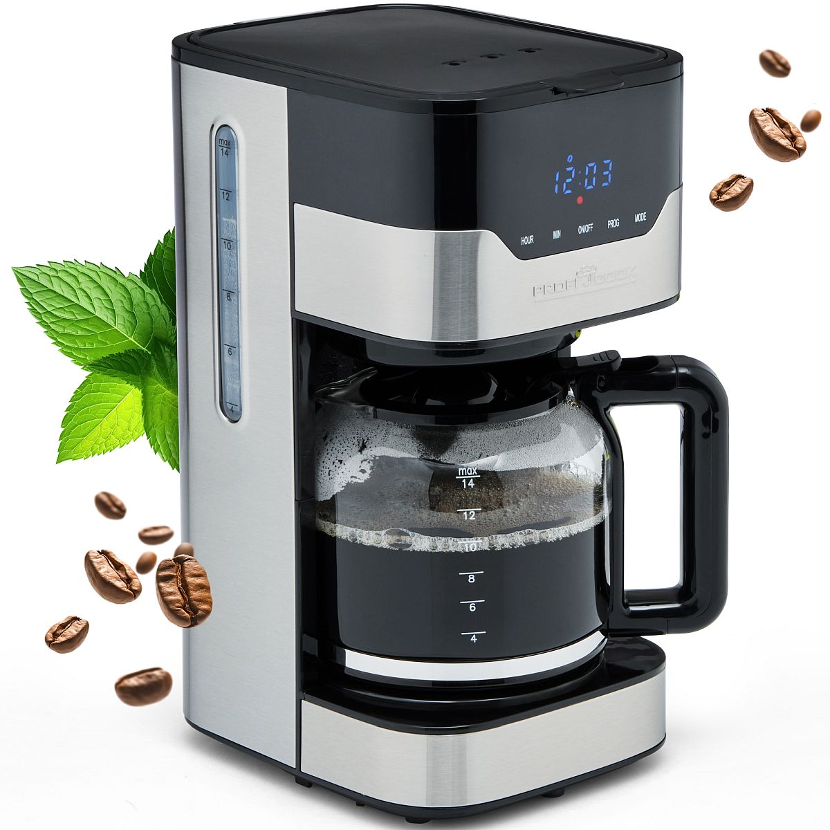 PROFICOOK PC-KA 1169 Silber Kaffeemaschine