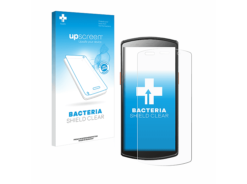 UPSCREEN antibakteriell klare Schutzfolie(für Fieldbook F57G2) | Tabletschutzfolien