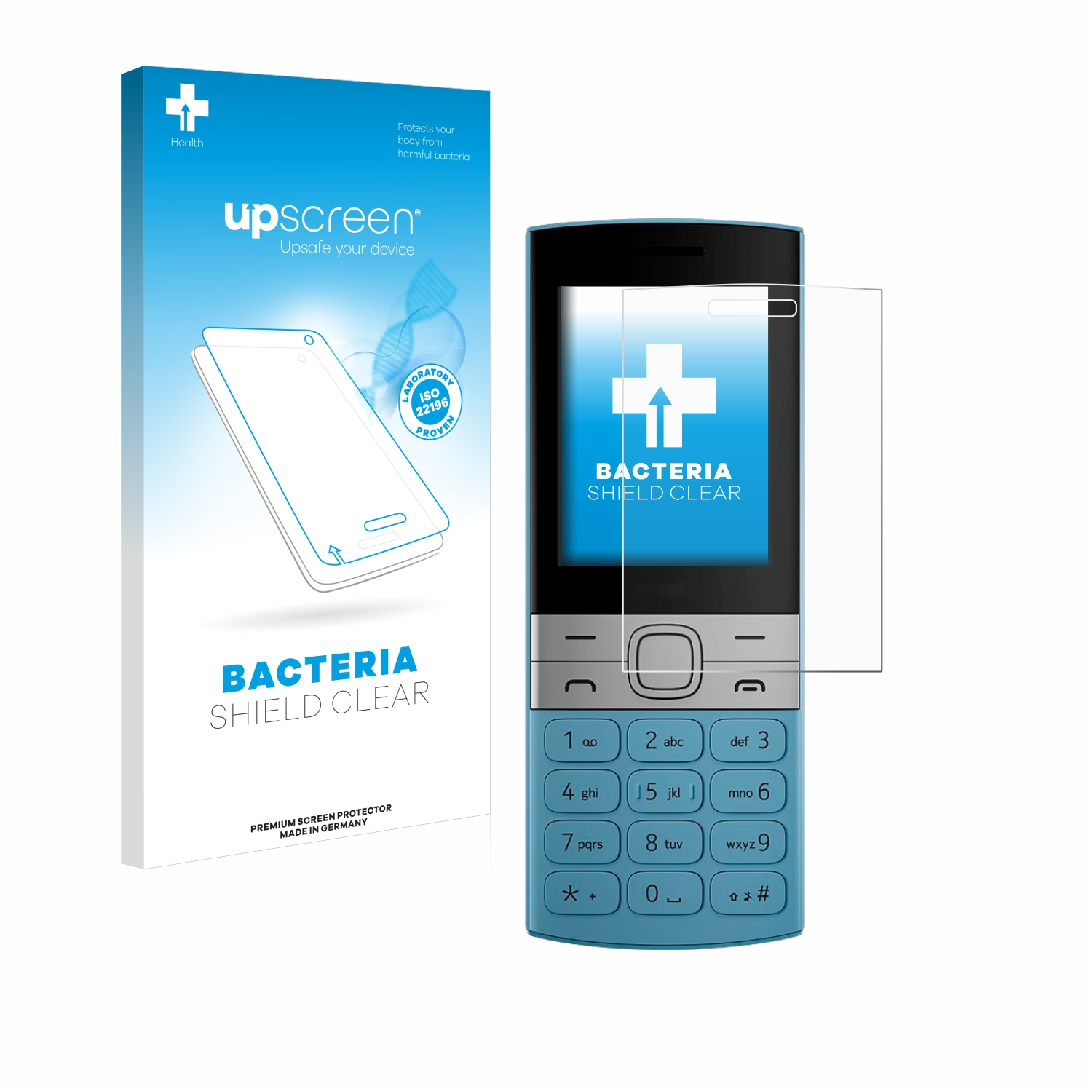 UPSCREEN antibakteriell 150 Schutzfolie(für (2023)) klare Nokia